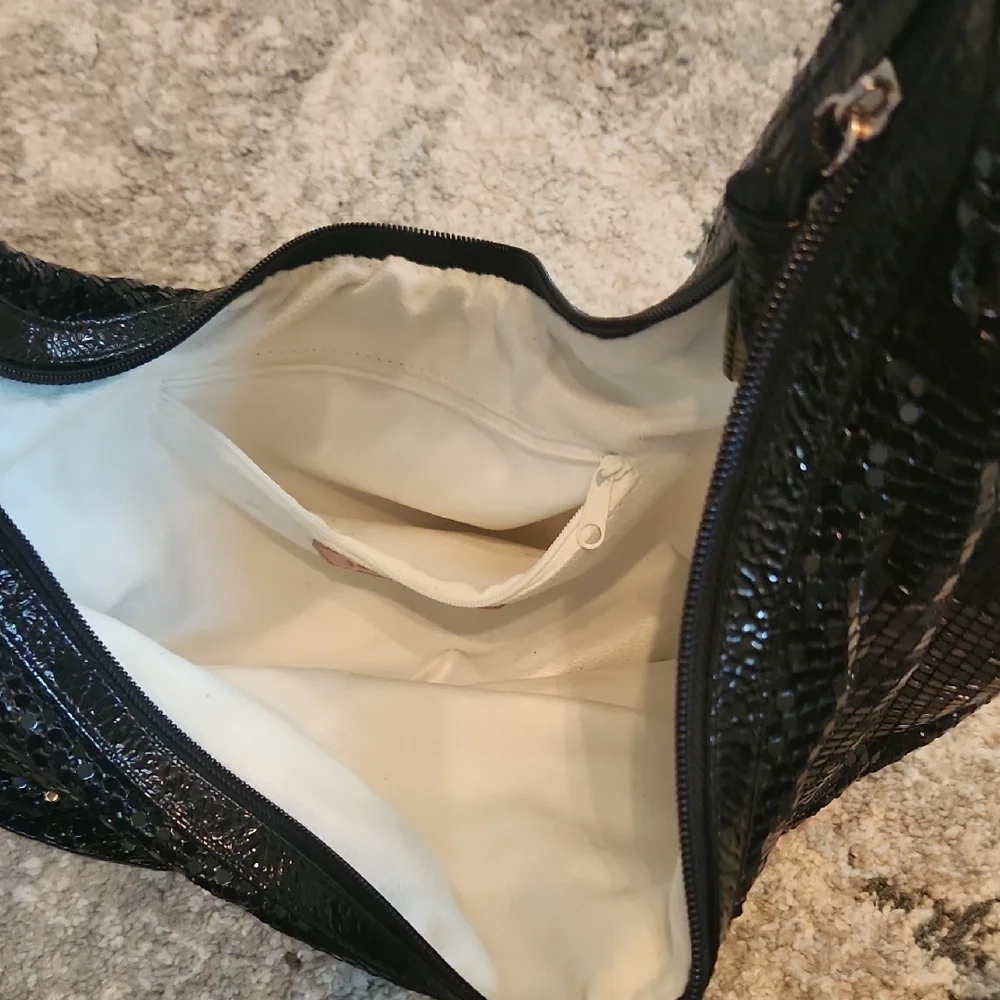 Jana‎ Feifer Black Chainlink Hobo Bag